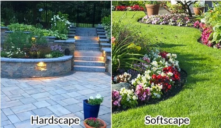 The Difference Between Hardscape & Soft Scape