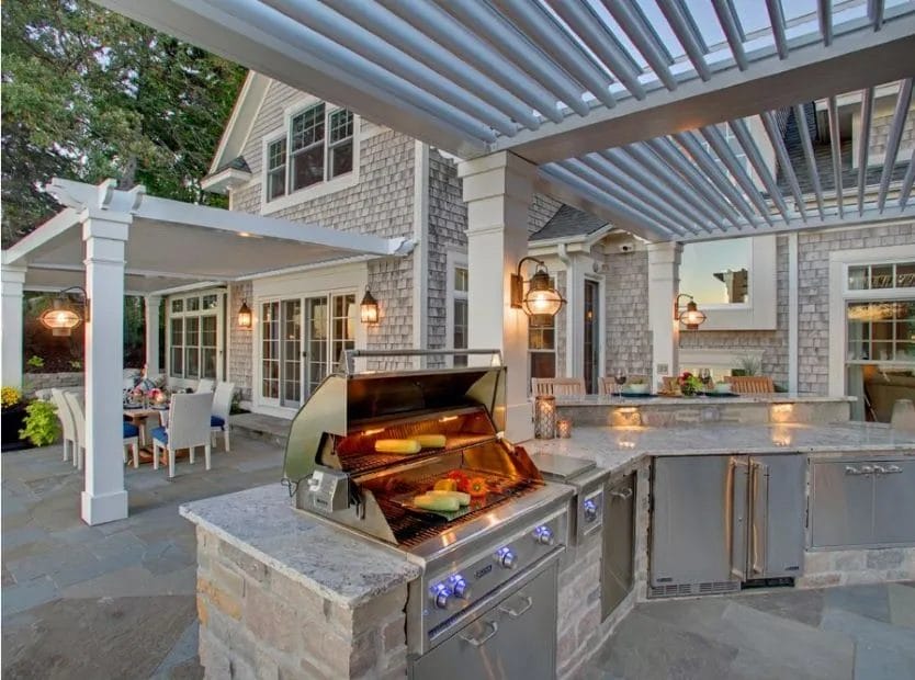 Why an Outdoor Kitchen Against Your House is a Smart Choice